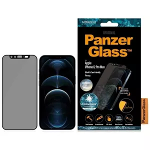 Ochranné sklo PanzerGlass E2E Microfracture iPhone 12 Pro Max 6,7" Case Friendly CamSlider Privacy Antibacterial