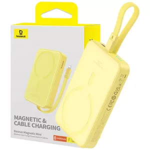 Nabíjačka Baseus Powerbank Magnetic Mini 10000mAh 20W MagSafe (yellow)