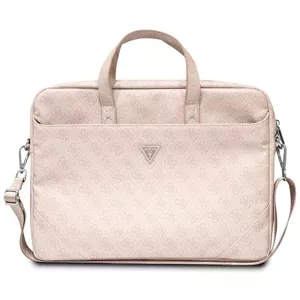 Púzdro Guess Torba GUCB15P4TP 16" pink Saffiano 4G Hot Stamp Triangle Logo (GUCB15P4TP)