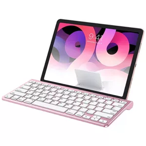 Klávesnica Omoton Wireless iPad keyboard KB088 with tablet holder (rose golden)