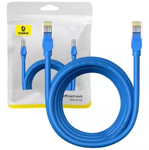 Kábel Baseus Round Cable Ethernet RJ45, Cat.6, 5m (blue)