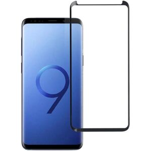 Tempered Glass Blue Star - SAM Galaxy S9+ Full Face (full glue/small size) - black Tempered Glass B
