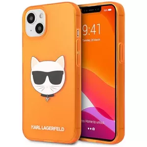 Kryt Karl Lagerfeld KLHCP13SCHTRO iPhone 13 mini 5,4" orange hardcase Glitter Choupette Fluo (KLHCP13SCHTRO)