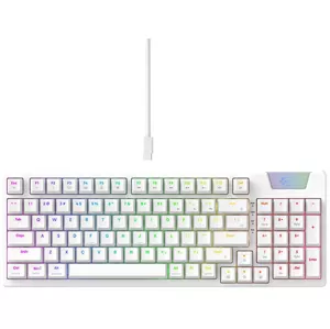 Herná klávesnica Gaming Keyboard Havit KB885L RGB (white)