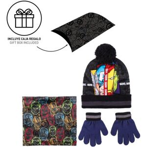 Darčekový zimný set (čiapky, nákrčník a rukavice) Marvel – Avengers
