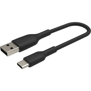 Belkin BOOST Charge USB-C/USB-A kábel, 15cm, čierny