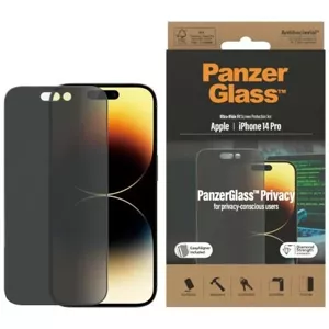 Ochranné sklo PanzerGlass Ultra-Wide Fit iPhone 14 Pro 6,1" Privacy Screen Protection Antibacterial Easy Aligner Included P2784 (P2784)