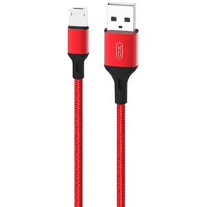 Kábel Cable USB to Micro USB XO NB143, 2m, red (6920680870837)