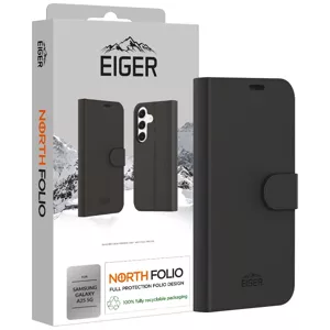 Púzdro Eiger North Folio Case for Samsung A25 5G in Black