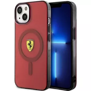 Kryt Ferrari iPhone 14 6,1" red hardcase Translucent Magsafe (FEHMP14SURKR)