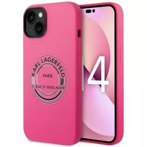 Kryt Karl Lagerfeld KLHCP14SSRSGRCF iPhone 14 6,1" hardcase pink Silicone RSG (KLHCP14SSRSGRCF)