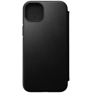 Púzdro Nomad Leather MagSafe Folio, black - iPhone 14 Plus (NM01282785)