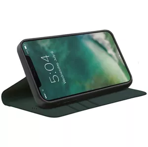 Kryt XQISIT Eco Wallet Selection Anti Bac for iPhone 12 Pro Max green (42332)