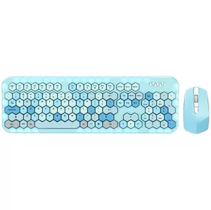 Klávesnica Wireless keyboard + mouse set MOFII Honey Plus 2.4G (blue)
