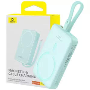 Nabíjačka Baseus Powerbank Magnetic Mini 10000mAh 20W MagSafe (mint)