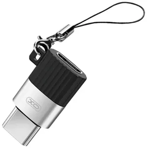 Adaptér XO  NB149-C micro USB to USB-C Adapter (Black) (6920680869213)