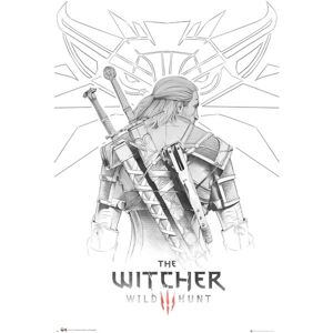 Plagát The Witcher - Geralt Sketch (86)