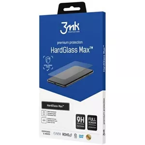 Ochranné sklo 3MK HardGlass Max Privacy Samsung A55 5G black, Fullscreen Glass