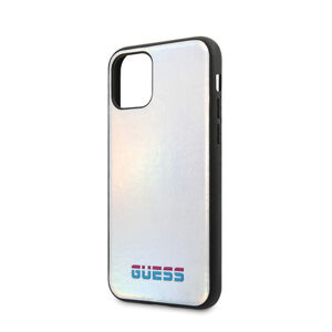 GUHCN65BLD Guess Iridescent Zadní Kryt pro iPhone 11 Pro MAX Silver (EU Blister)