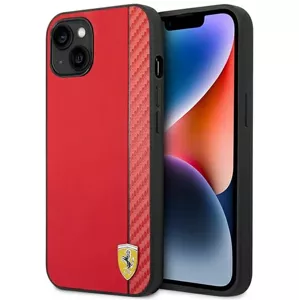 Kryt Ferrari FEHCP14SAXRE iPhone 14 6,1" red hardcase Carbon (FEHCP14SAXRE)