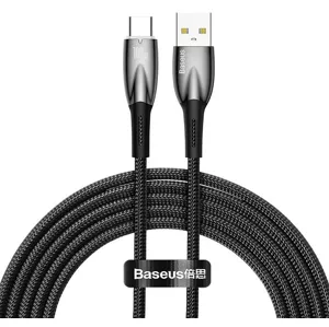 Kábel USB cable for USB-C Baseus Glimmer Series, 100W, 2m (Black)