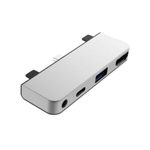 HyperDrive 4v1 USB-C Hub iPad Pro 2018/2020 strieborný
