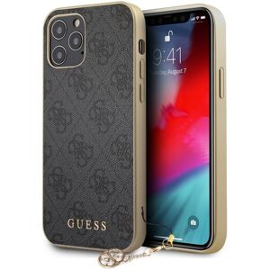 Guess 4G Charms kryt iPhone 12 Pro Max 6.7" sivý