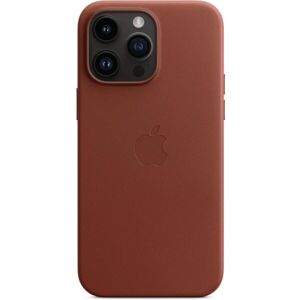 Apple kožený kryt s MagSafe na iPhone 14 Pro Max tehlovo hnedý