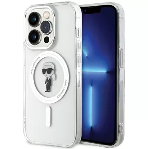 Kryt Karl Lagerfeld KLHMP15LHFCKNOT iPhone 15 Pro 6.1" transparent hardcase IML Ikonik MagSafe (KLHMP15LHFCKNOT)