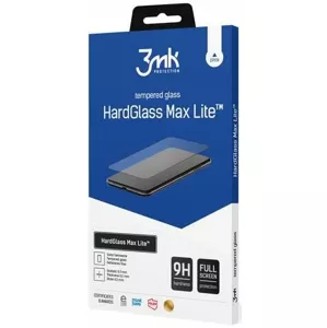 Ochranné sklo 3MK HardGlass Max Lite Poco X6 5G black Fullscreen Glass Lite