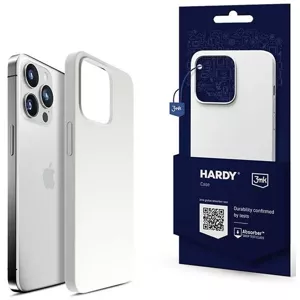 Kryt 3MK Hardy Case iPhone 13 Pro Max 6,7" silver-white MagSafe (5903108500616)