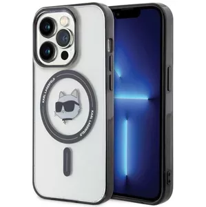 Kryt Karl Lagerfeld KLHMP15LHCHNOTK iPhone 15 Pro 6.1" transparent hardcase IML Choupette`s Head MagSafe (KLHMP15LHCHNOTK)