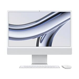Apple iMac 24" M3 (2023) 10GPU/8GB/256GB strieborný