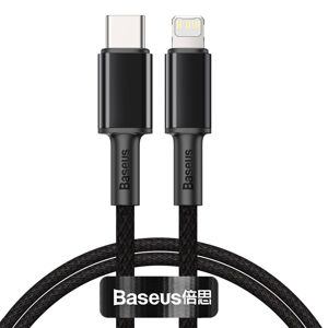 Dátový kábel Baseus High Density PD USB-C - Lightning 1,0 m 20W čierny