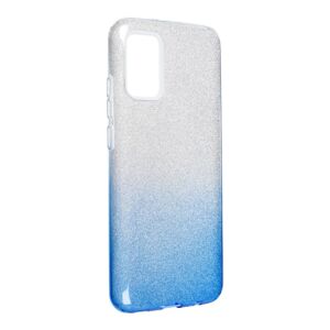 Obal Forcell Shining, Samsung Galaxy A03S, strieborno modrý