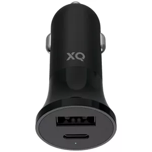Nabíjačka XQISIT NP Car Charger PD27W Dual USB-A & USB-C black (50935)
