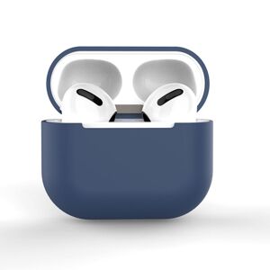 Mäkké silikónové púzdro na slúchadlá Apple AirPods 3, tmavo modré (púzdro C)