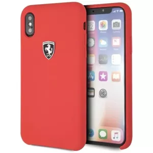 Kryt Ferrari - Silicone Off Track Hard Case Apple iPhone X/XS - Red (FEOSIHCPXRE)