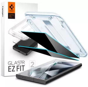 Ochranné sklo Spigen Glass tR EZ Fit Privacy 2 Pack - Samsung Galaxy S24 Ultra  (AGL07625)