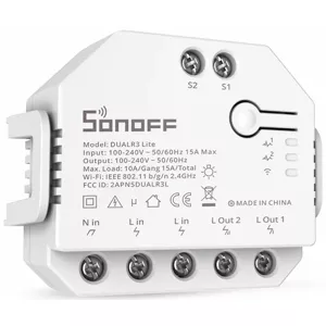 Prepínač Smart switch WiFi Sonoff Dual R3 Lite