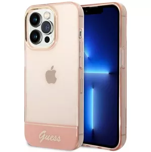 Kryt Guess GUHCP14XHGCOP iPhone 14 Pro Max 6,7" pink hardcase Translucent (GUHCP14XHGCOP)