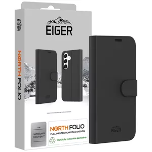 Púzdro Eiger North Folio Case for Samsung Xcover7 in Black