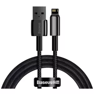 Kábel Baseus Tungsten Gold Cable USB to iP 2.4A 1m (black)