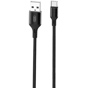 Kábel Cable USB to USB-C XO NB143, 1m, black (6920680870684)