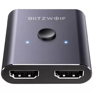 Redukcia BlitzWolf BW-HDC2 Switch Box 2 x 1 4K HDMI (gray) (5907489605816)