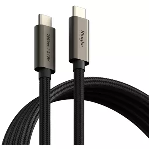 Kábel RINGKE USB 3.2 GEN 2X2 TYPE-C CABLE PD240W 100CM BLACK (8809961785061)
