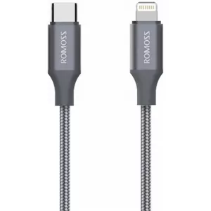 Kábel Romoss CB1737 USB-C to Lightning cable, 27W, 1m (gray) (6936857202493)