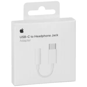 Redukcia Apple - USB-C to 3.5 mm Headphone Jack Adapter (MU7E2ZM/A)