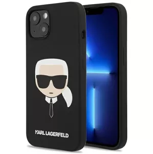 Kryt Karl Lagerfeld KLHCP13SSLKHBK iPhone 13 mini 5,4" black hardcase Silicone Karl`s Head (KLHCP13SSLKHBK)
