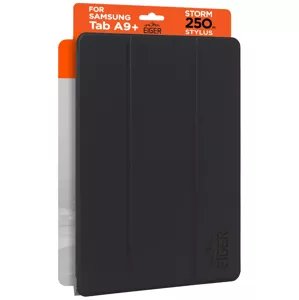 Púzdro Eiger Storm 250m Stylus Case for Samsung Tab A9+ 11 in Black in Retail Sleeve